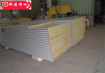 彩鋼板，巖棉夾芯板，